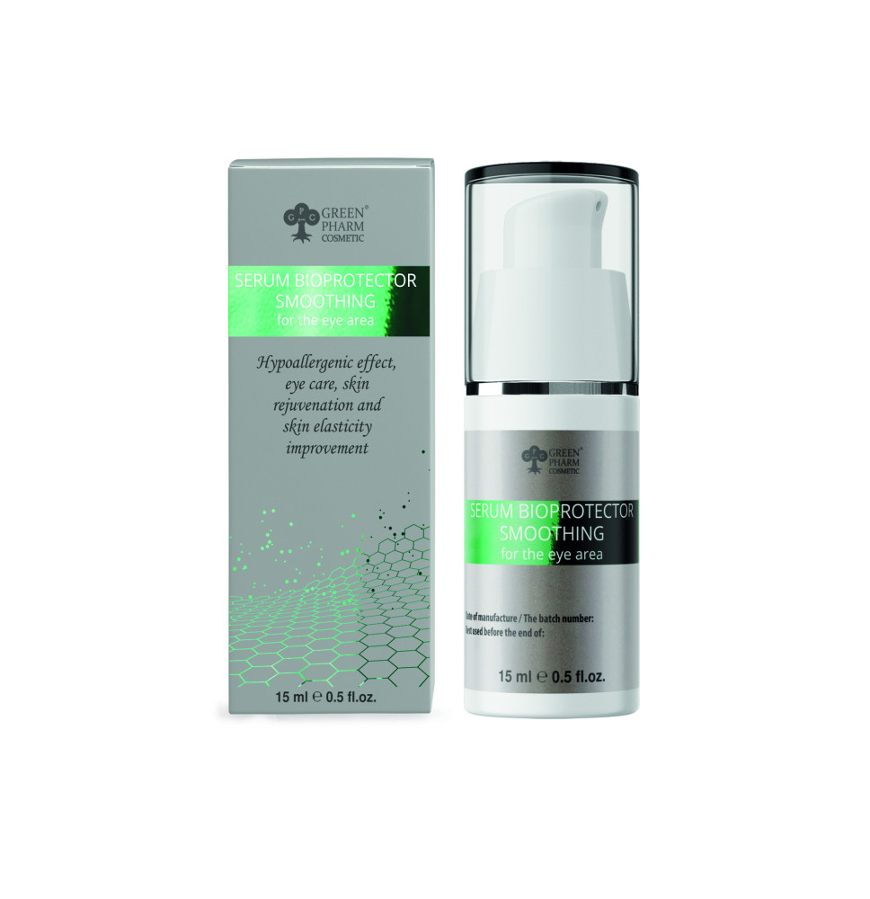 SERUM BIOPROTEKTOR WYGŁADZAJĄCE DO OKOLICY WOKÓŁ OCZU 15 ml