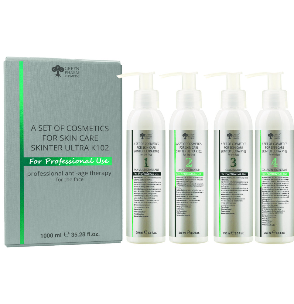 ZESTAW KOSMETYCZNY DO PIELĘGNACJI SKÓRY SKINTER ULTRA K102 do twarzy 1000ml