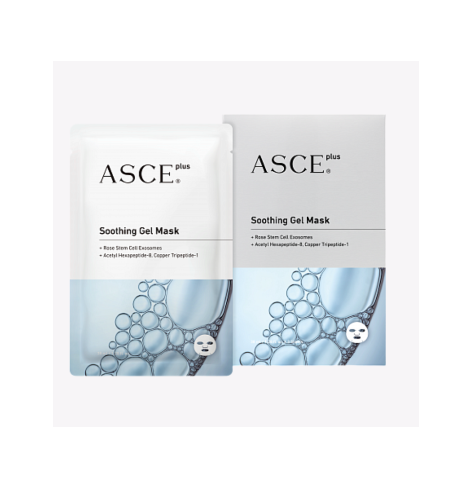 ASCEplus Soothing Gel Mask  - Kojąca maska z egzosomami opak/3szt