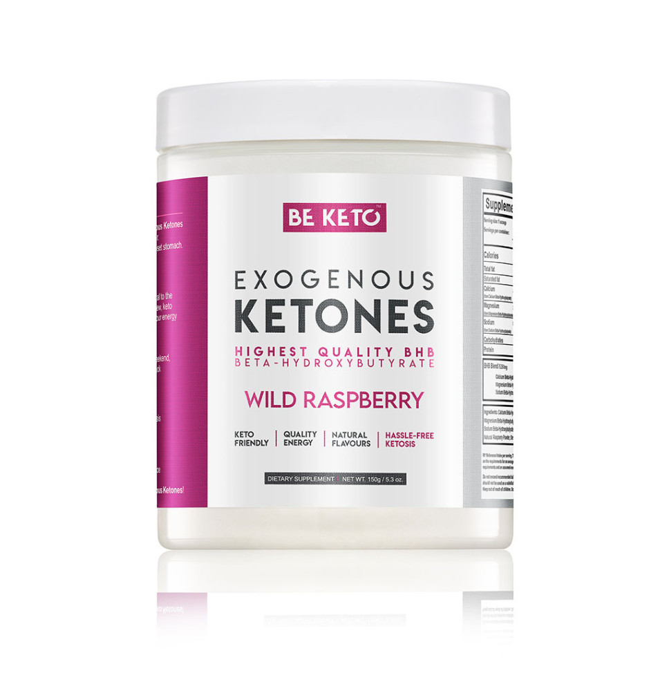 Ketony Egzogenne BeKeto™ Dzika Malina 150 g – Suplement Keto & Energia