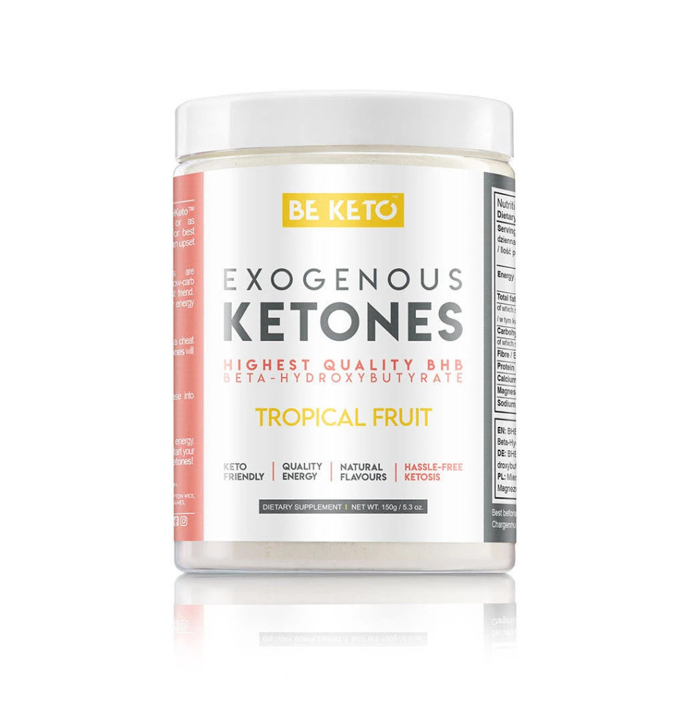 Ketony Egzogenne BeKeto™ Tropikalne Owoce 150 g – BHB | Energia Keto
