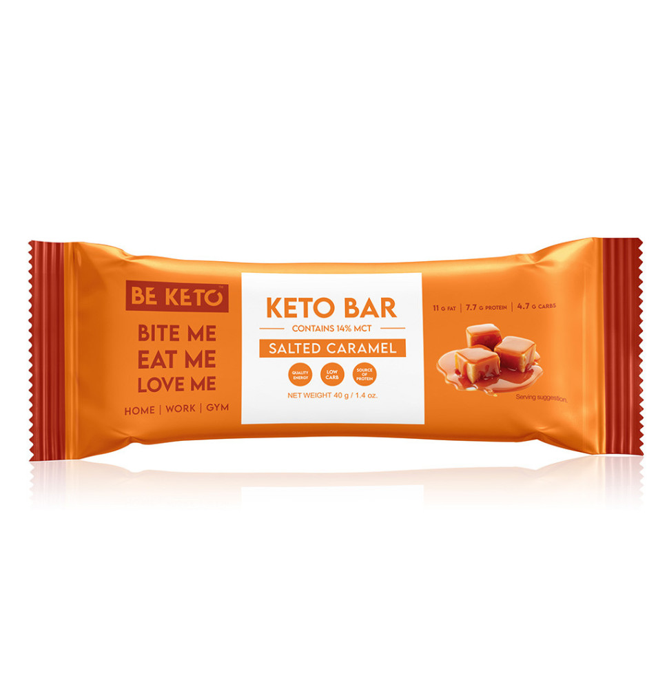 Keto Baton – Słony Karmel w Czekoladzie 40g