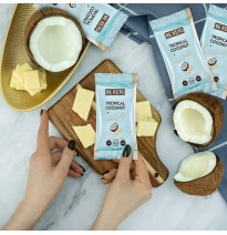 Keto Baton Kokos & Biała Czekolada 40g - Wysokobiałkowy, Low Carb, Bez Cukru