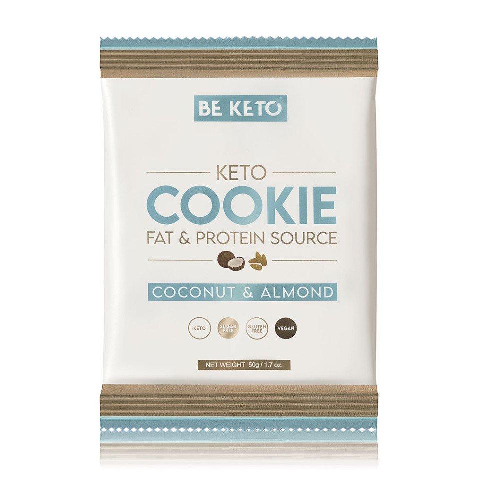 Keto Ciastko Coconut & Almond - Niskowęglowodanowe, Z Kokosem i Migdałami