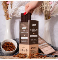 Wegańska Keto Czekolada MCT - Karmelizowany Orzech Laskowy 80g