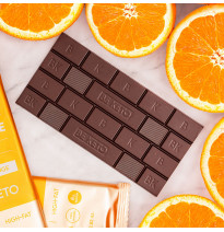 Wegańska Keto Czekolada - Słoneczna Pomarańcza | BeKeto