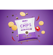 Keto Chipsy Pikantne Orientalne - Chrupiąca Przekąska BeKeto™