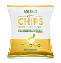 Keto Chipsy Ser Szwajcarski & Francuska Cebulka – BeKeto™