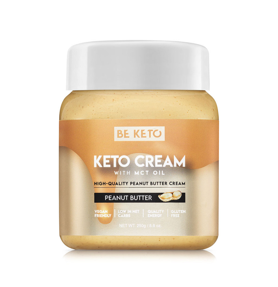 Keto Krem™ Doskonałe Masło Orzechowe – niskowęglowodanowy krem 250g