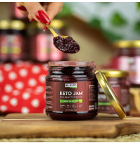 Keto Dżem Wiśniowy 200g - Bez Cukru, Niskowęglowodanowy