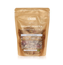 BIO Keto Granola - Francuska Wanilia 250g | Niskowęglowodanowa i Keto