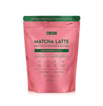 Matcha Latte Świeża Malina 250g BE KETO | MCT C8, Kolagen, Ghee | Keto