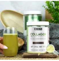 Keto Kolagen BeKeto™ z MCT 300g - Matcha |Kolagen, energia i antyoksydanty