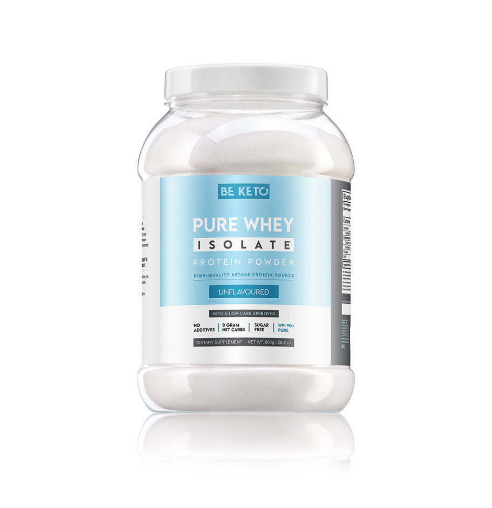 Czysty Izolat Białka Bezsmakowy 800g - Wysokiej jakości białko serwatkowe | BeKeto