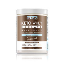 Keto Izolat Białka z MCT Kokos i Biała Czekolada 300g, 800g|BeKeto