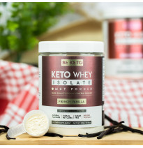 Keto Izolat Białka z MCT Kokos i Biała Czekolada 300g, 800g|BeKeto