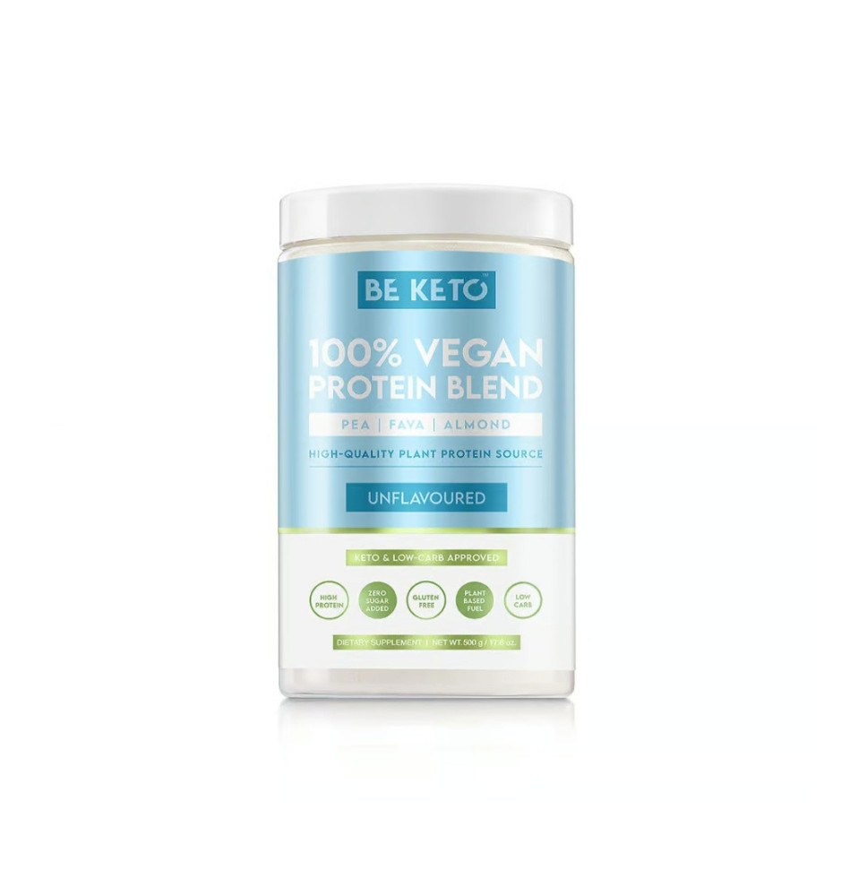 Wegańskie Białko Bezsmakowe 500g - neutralna roślinna odżywka białkowa