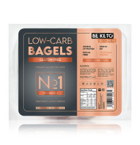 Keto bajgle bezglutenowe 150g - wysokobiałkowe, low carb | BeKeto