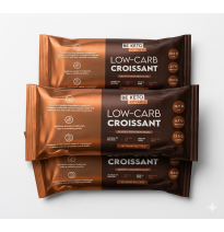 Niskowęglowodanowy Croissant z Nadzieniem Czekoladowym 50g | Keto, Low-Carb, Wysokobiałkowy