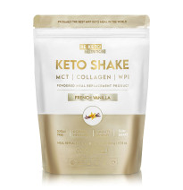 Diet Keto Shake Francuska Wanilia 500g|Niskowęglowodanowy Koktajl Proteinowy | BeKeto
