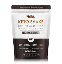 Diet Keto Shake Naturalna Czekolada 500g|Niskowęglowodanowy Koktajl Proteinowy | BeKeto