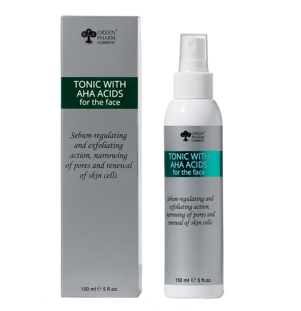 Tonik z Kwasami AHA 150 ml – złuszczanie, regulacja sebum i odnowa skóry
