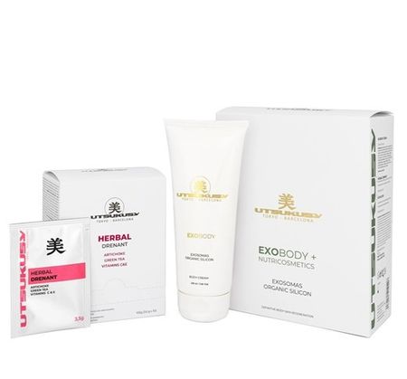 Utsukusy Exobody Daily Care Set Herbal Drenant - zestaw do pielęgnacji ciała