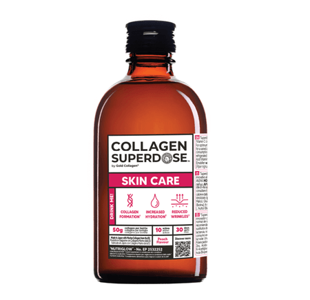 Gold Collagen Superdose Skin Care 300 ml | Płynny suplement diety dla pięknej i promiennej skóry
