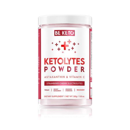 Elektrolity Ketolytes w Proszku – Wiśnia-Truskawka 200g