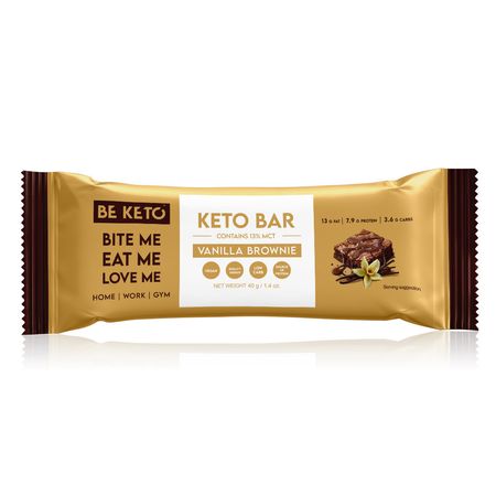 Keto Baton – Waniliowe Brownie 40g