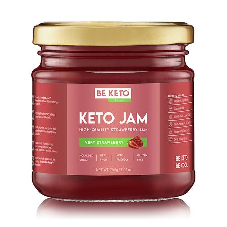 Keto Dżem™ Bardzo Truskawkowy 200g