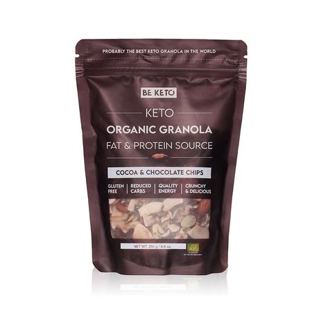 BIO Keto Granola – Kakao i Czekolada 250g