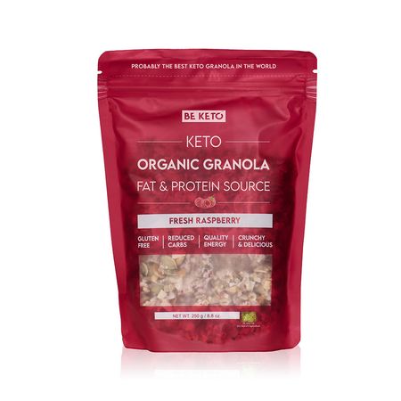 BIO Keto Granola – Świeża Malina 250g