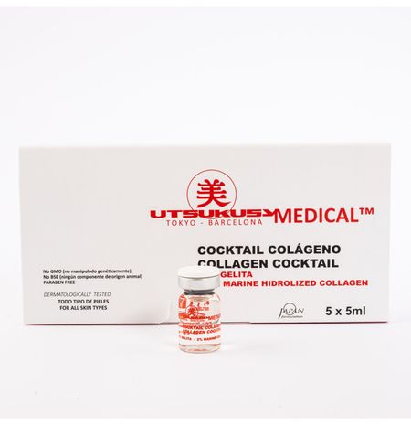 Utsukusy Collagen Cocktail - Ampułka do mezoterapii mikroigłowej