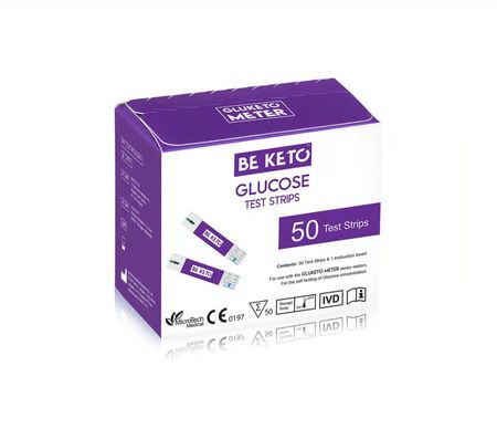 GluKeto Meter - Testy Paskowe Glukoza 50szt.