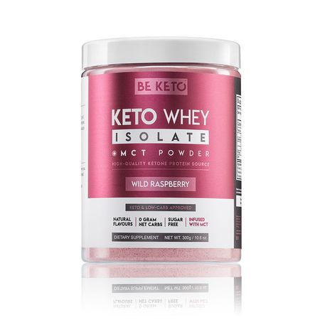 Keto Izolat Białka z MCT- Dzika Malina 300G