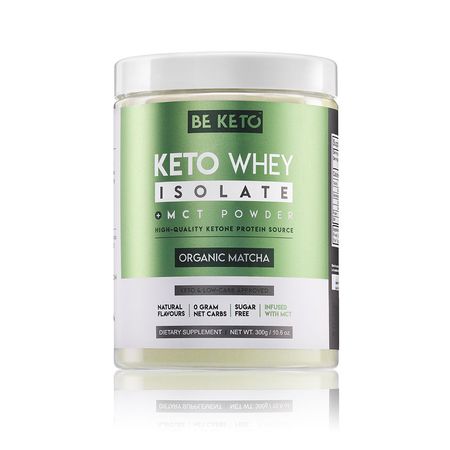 Keto Izolat Białka z MCT – Matcha 300G