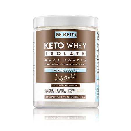 Keto Izolat Białka z MCT- Kokos & Biała Czekolada 300G/800G