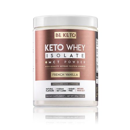 Keto Izolat Białka z MCT- Francuska Wanilia 300g/800g