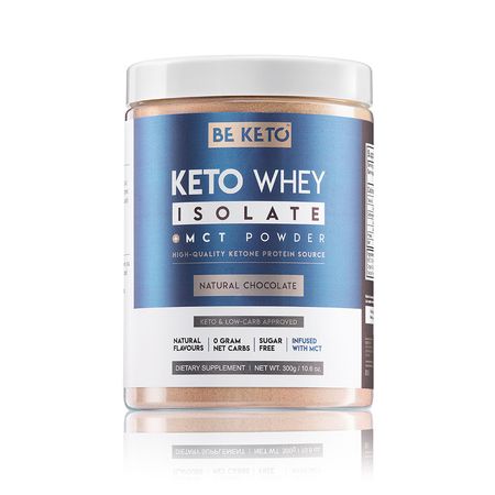 Keto Izolat Białka z MCT - Naturalna Czekolada 300g/800g