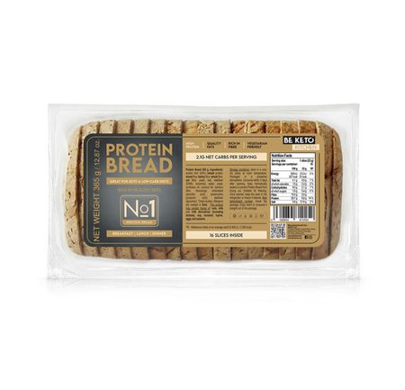 Keto Chleb Tostowy Wysokobiałkowy 365g