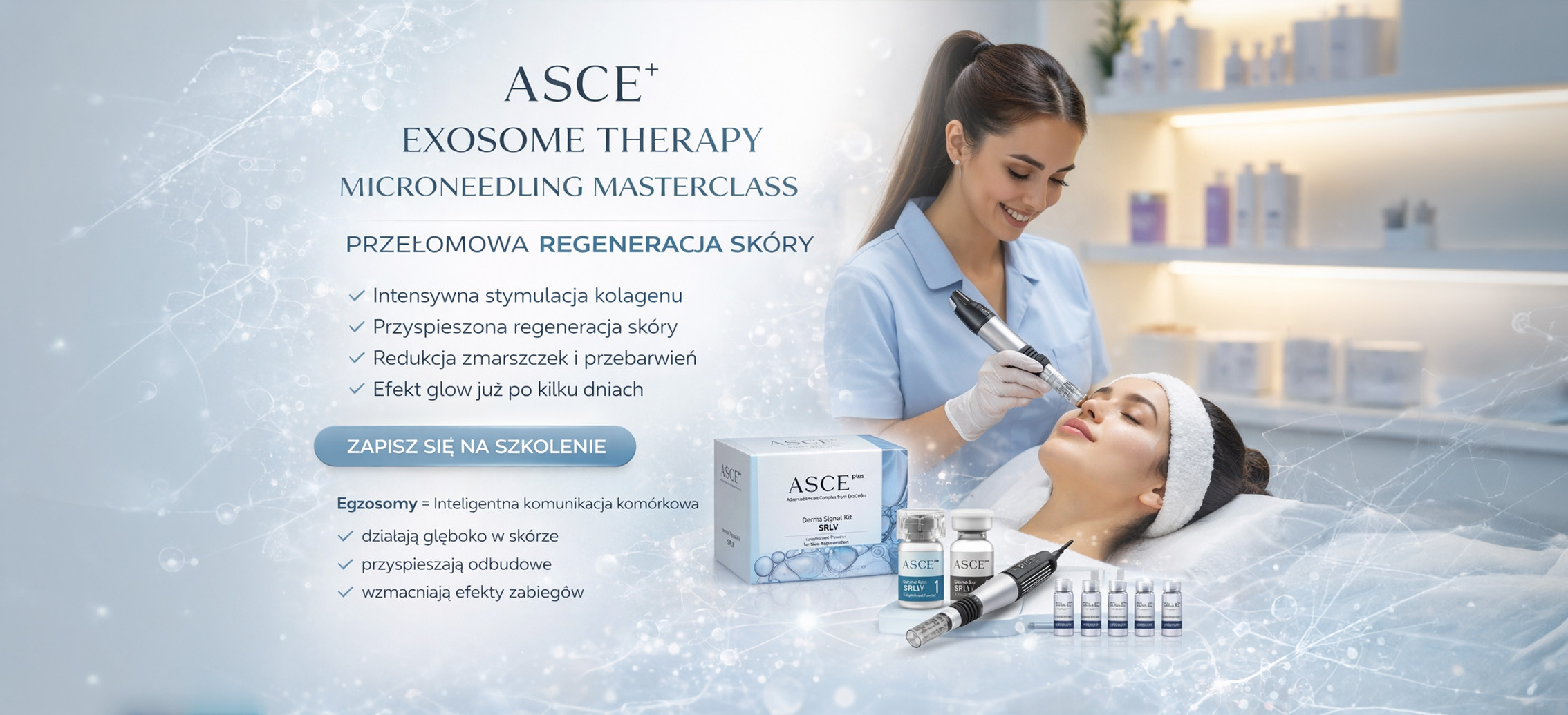 Ciba Cosmetics - Szkolenie ASCE EXOSOME THERAPY